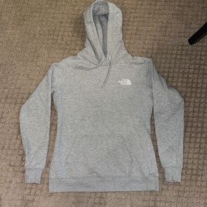 North face grey hoodie